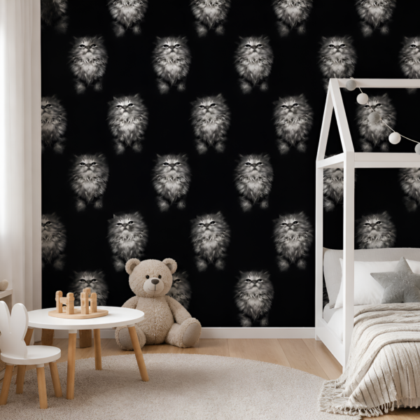 Fotobehang Katten in de gloed