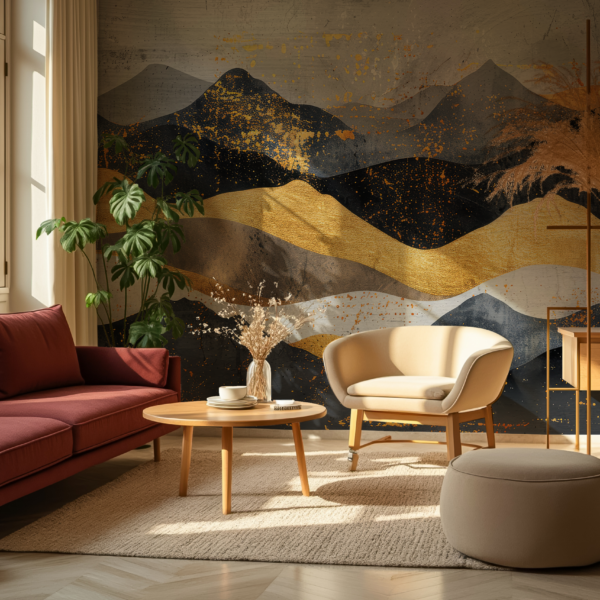 Fotobehang Modern landschap