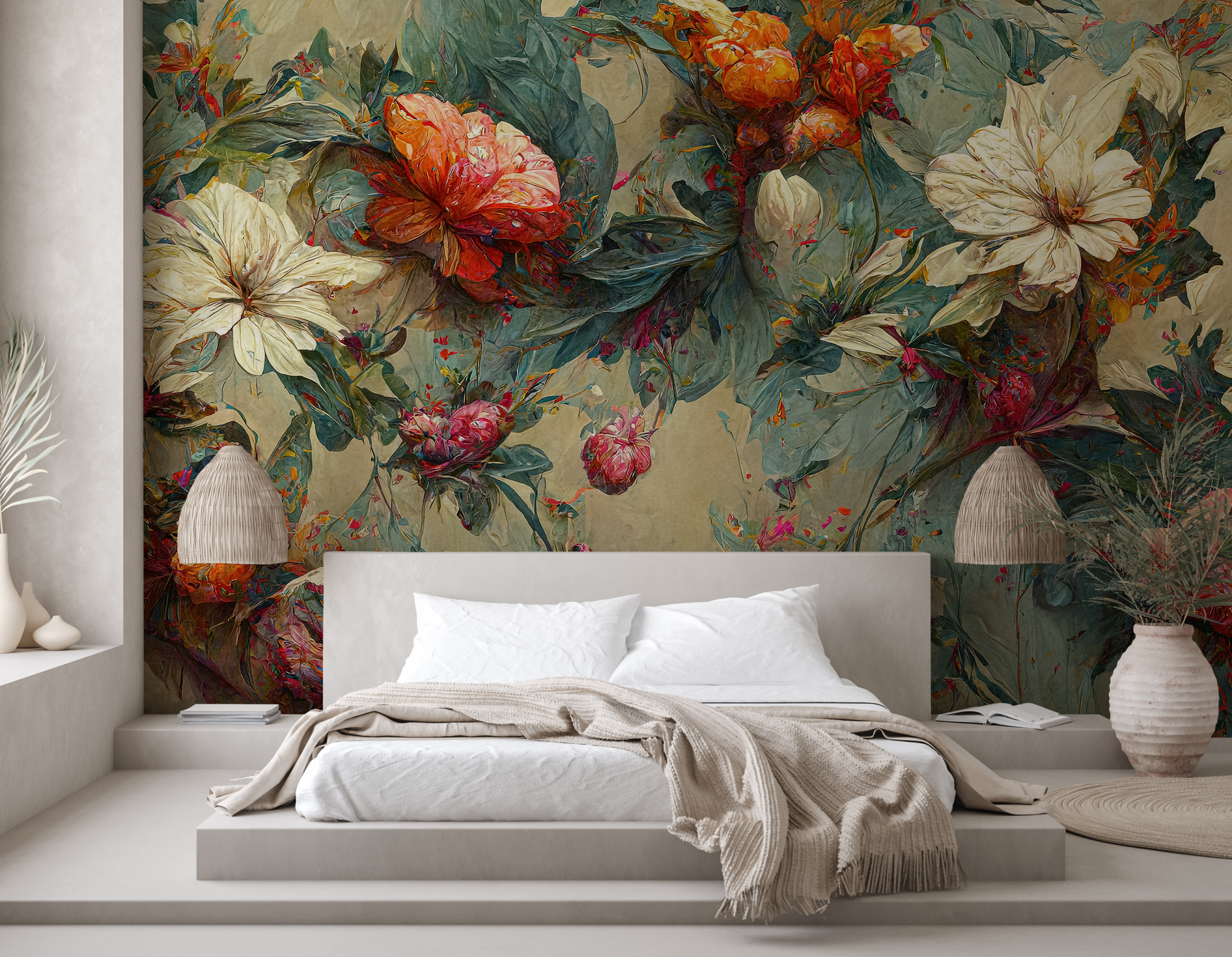 Fotobehang Schilderachtige plantkunde