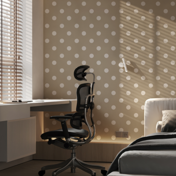 Fotobehang Beige stippen