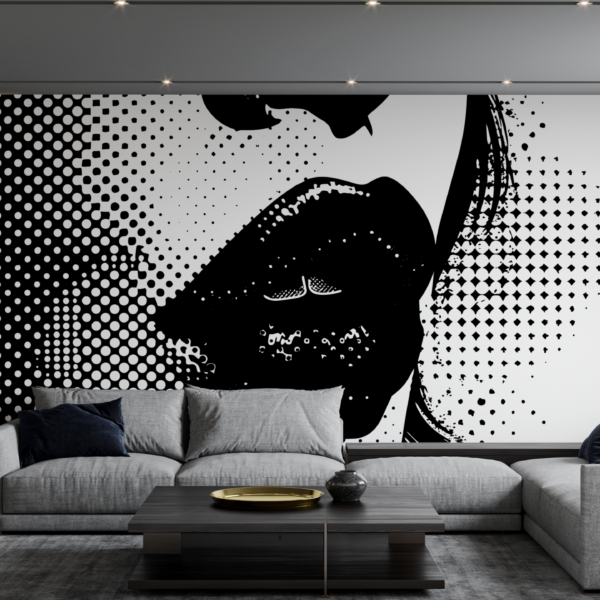 Fotobehang Pop Art Lippen