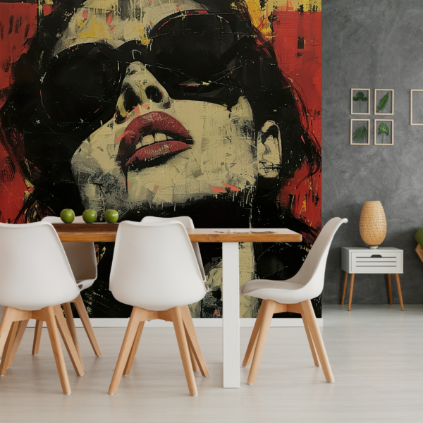 Fotobehang Pop Art Vrouw