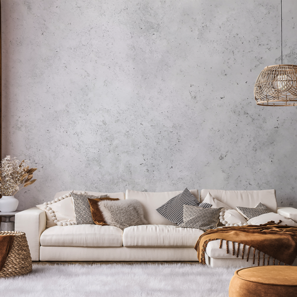 Fotobehang Wit beton