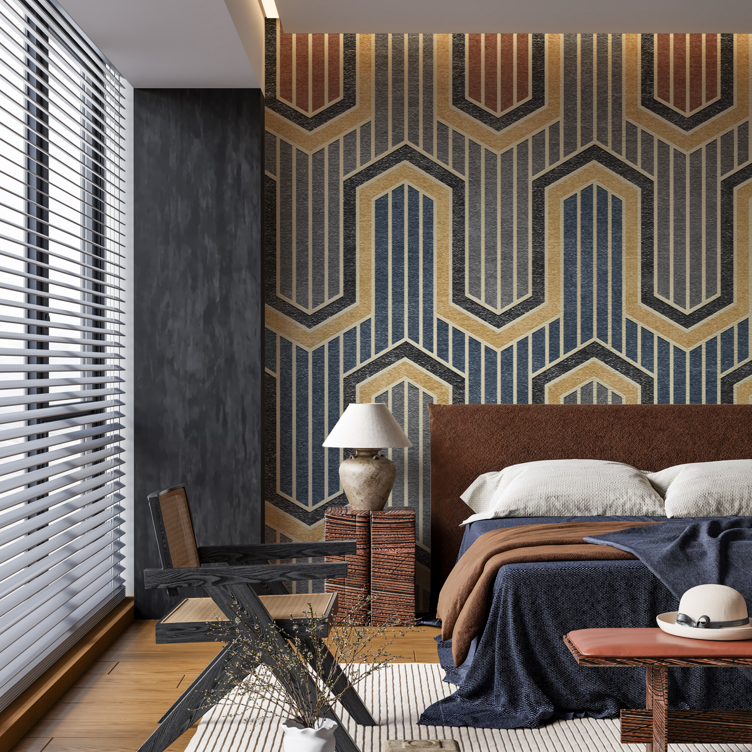 Fotobehang New York Art Deco Chic