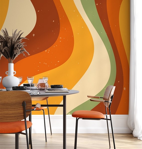 Fotobehang Retro-abstractie