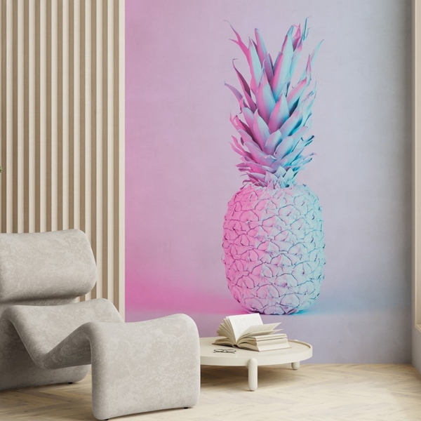 Fotobehang Ananas Ombre