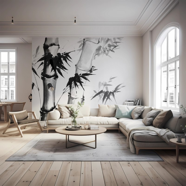 Fotobehang Bamboe Harmonie