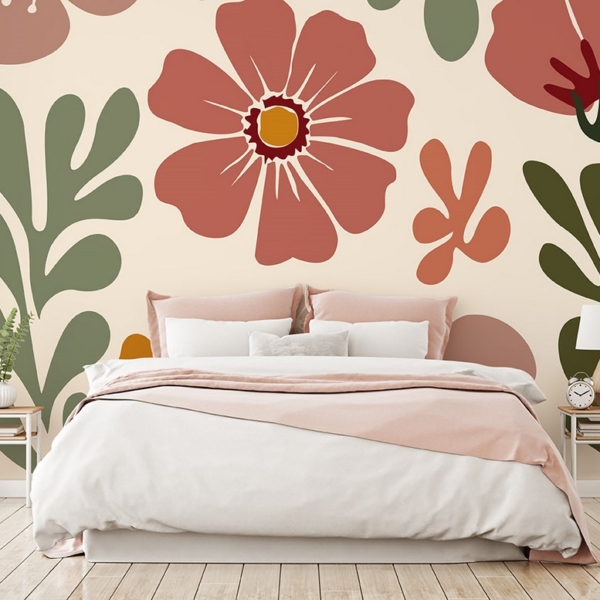 Fotobehang Boho-tuin