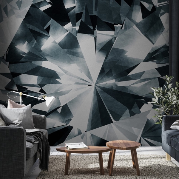 Fotobehang Diamantgeometrie