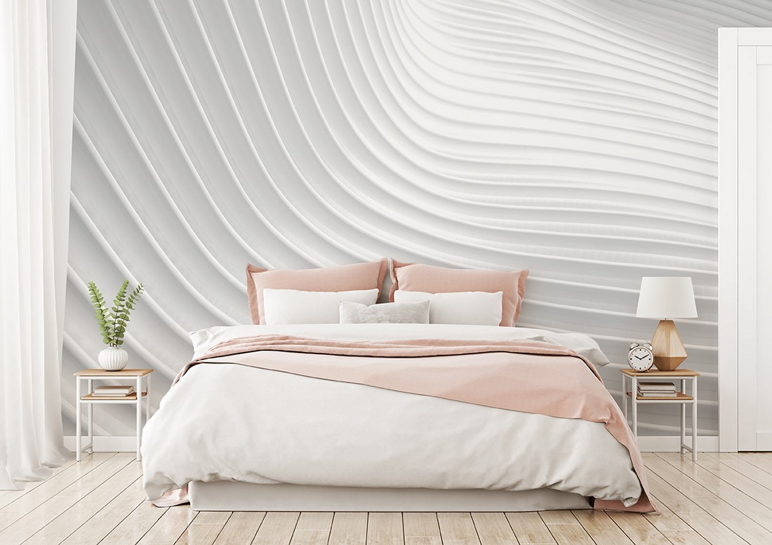 Fotobehang 3D-golven