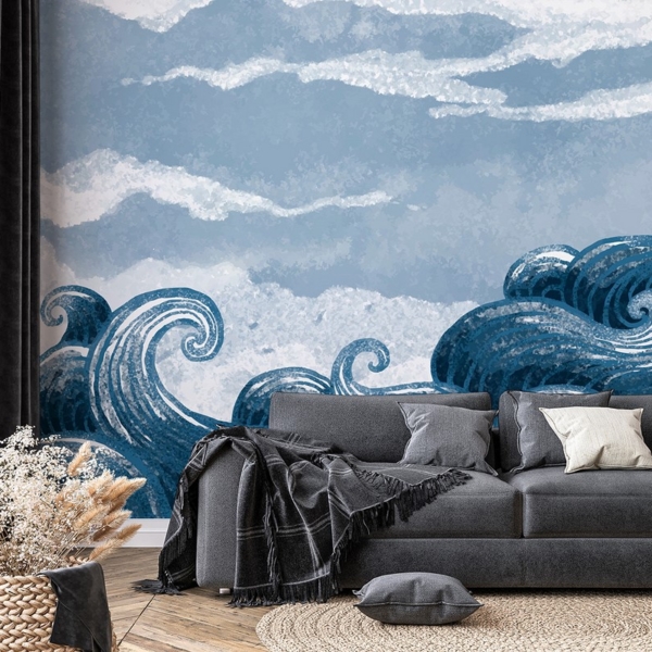 Fotobehang Oceaangolven