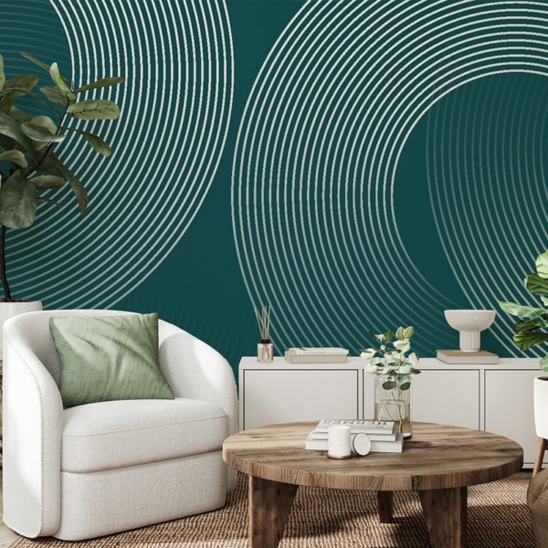 Fotobehang Geometrische cirkels