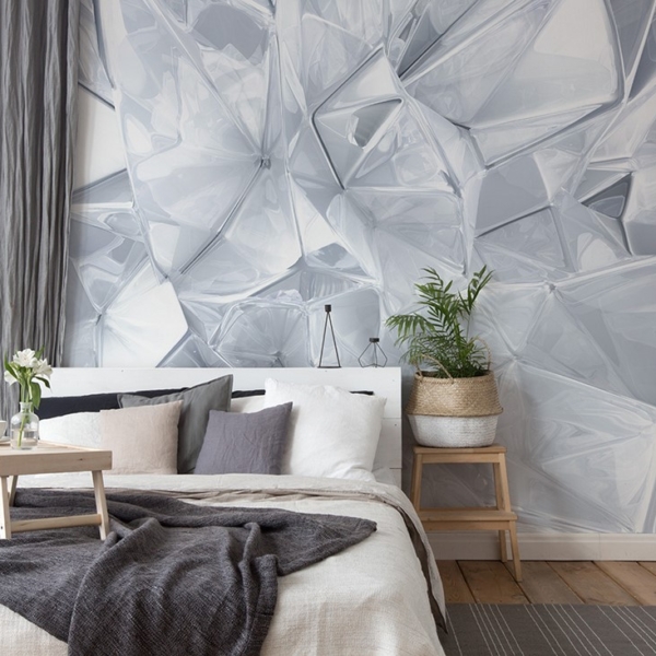 Fotobehang Kristallen Harmonie 3D