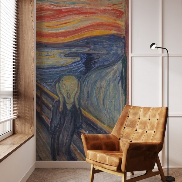Fotobehang Schreeuw