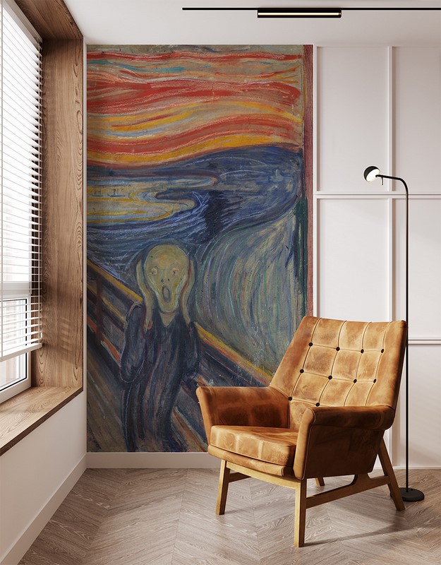 Fotobehang Schreeuw