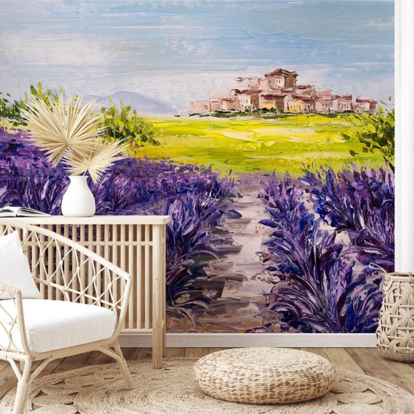 Fotobehang Lavendel in de Provence