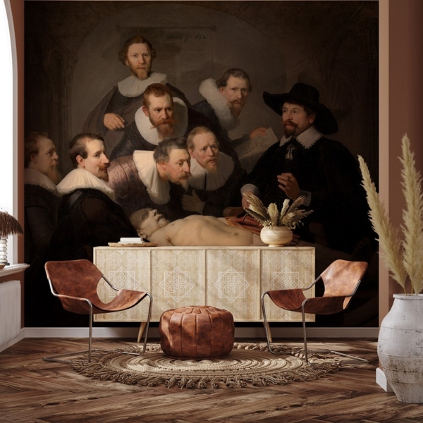 Fotobehang De anatomieles van dokter Tulp