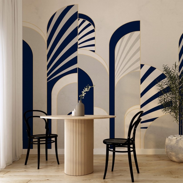 Fotobehang Art Deco-bogen
