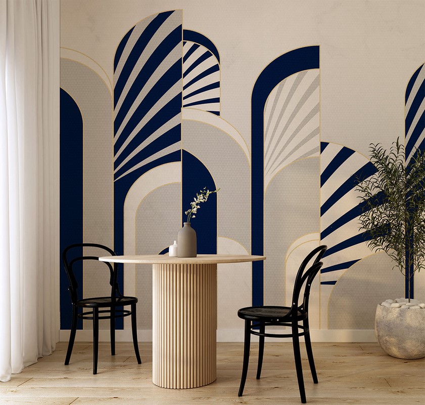 Fotobehang Art Deco-bogen