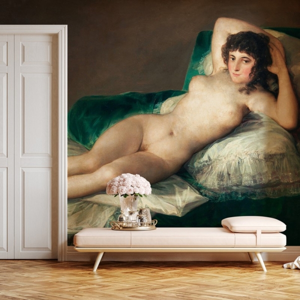 Fotobehang Maja naakt