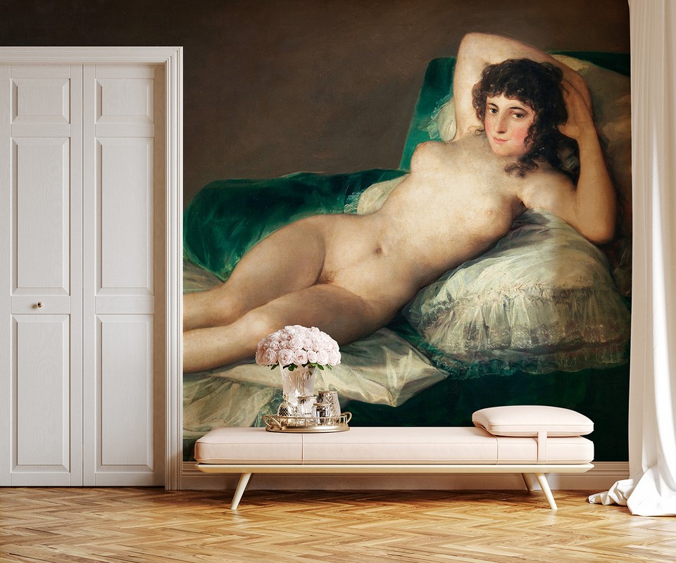 Fotobehang Maja naakt