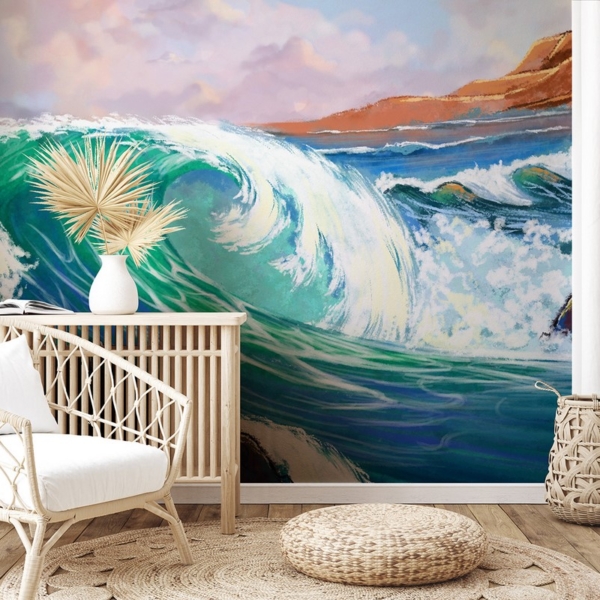 Fotobehang Schilderachtig oceaanelement
