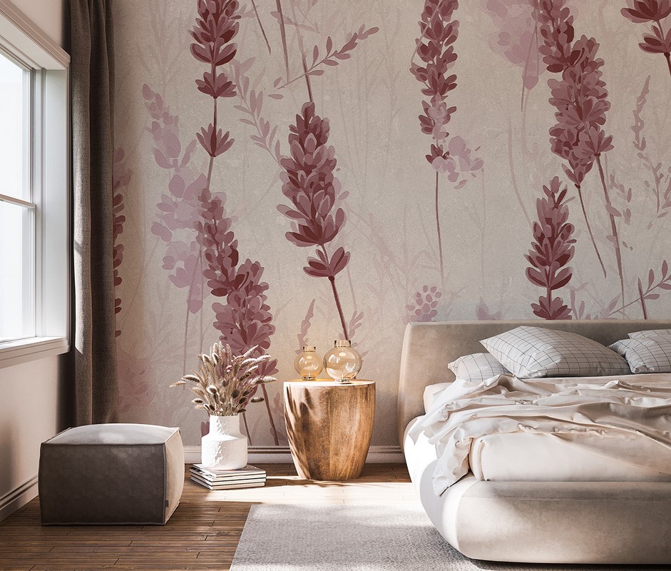 Fotobehang Pastel Lavendel