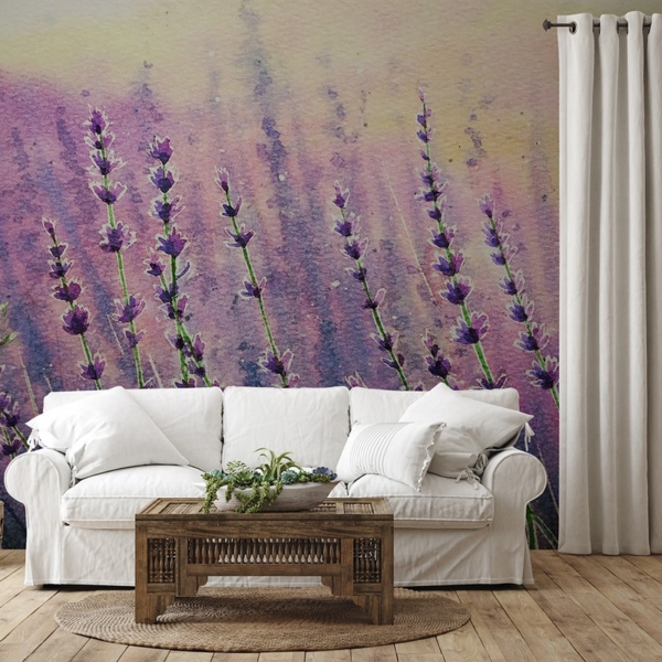 Fotobehang Provençaalse lavendel