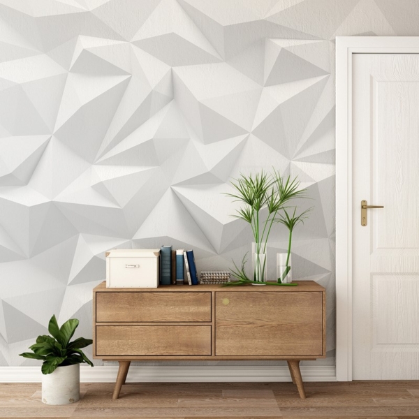 Fotobehang Gebeeldhouwde 3D-ruimte