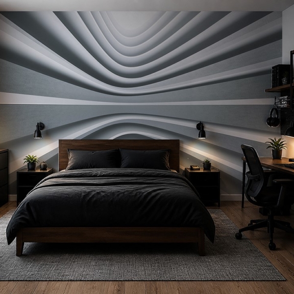 Fotobehang Symfonie van Vormen 3d