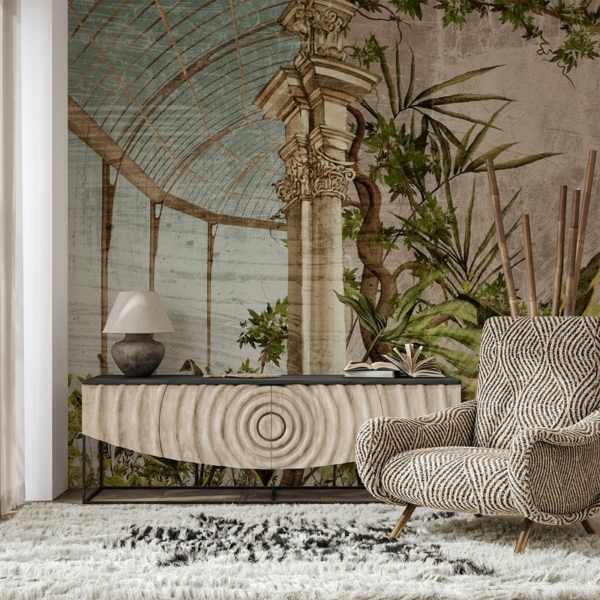 Fotobehang Tropische Orangerie