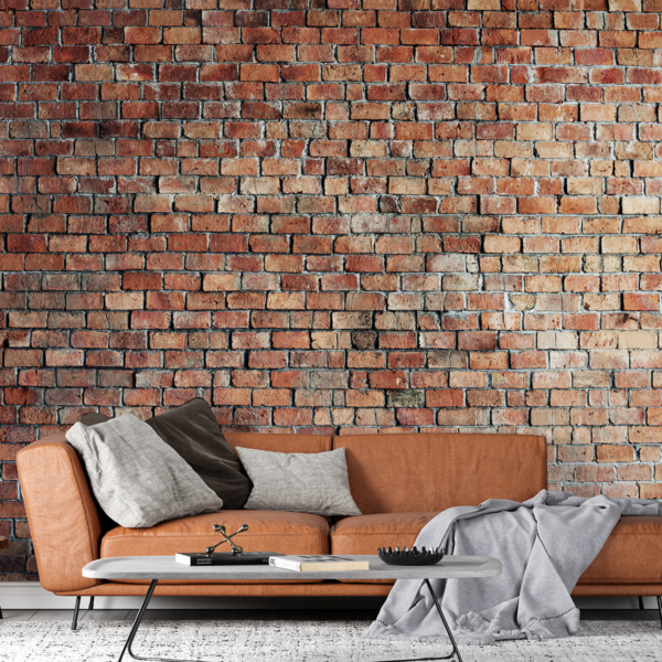 Fotobehang Rode Loft Baksteen